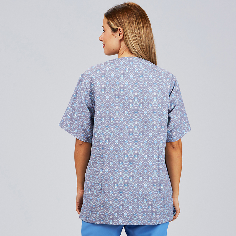 Blusa Sanitaria Unisex Mika, Tulipanes