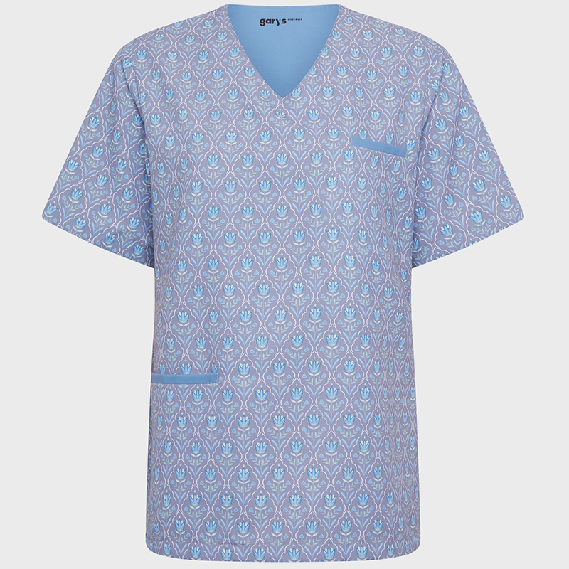 Blusa Sanitaria Unisex Mika, Tulipanes