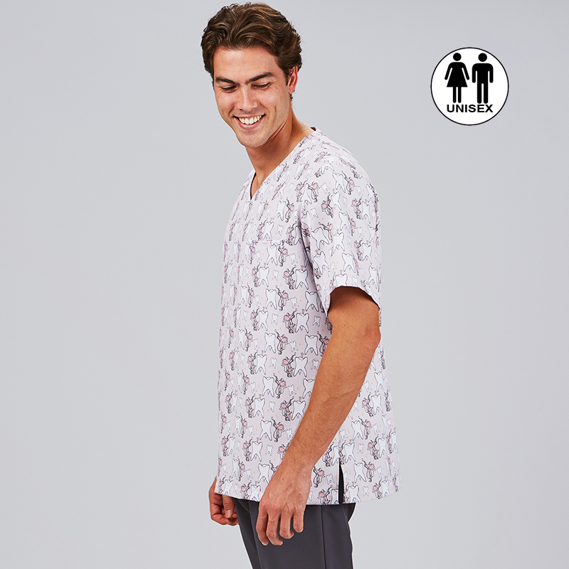 Blusa Sanitaria Unisex Mika Pérez - Estampado Ratón Pérez