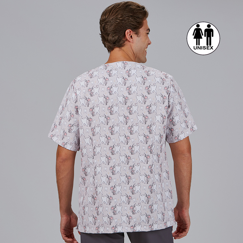 Blusa Sanitaria Unisex Mika Pérez - Estampado Ratón Pérez