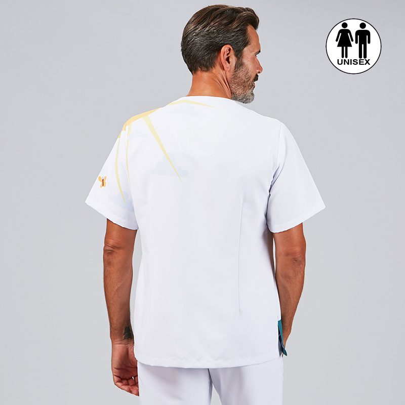 Blusa Sanitaria Unisex Mika Alegría - Estampado Infantil