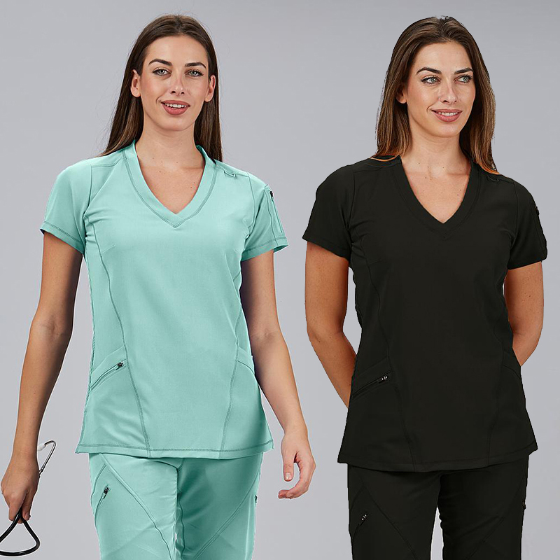 Blusa Mujer Cuello Canalé Nancy - Tejido Sostenible IRIS