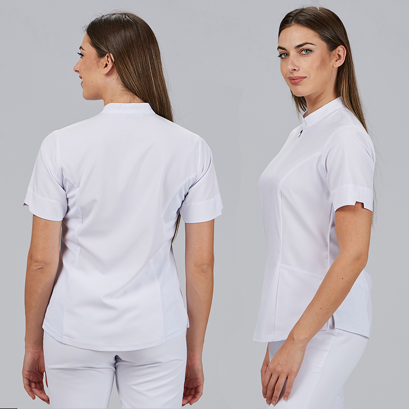 Blusa Sanitaria Mujer MARA - Microfibra 360 Elástica - Cremallera