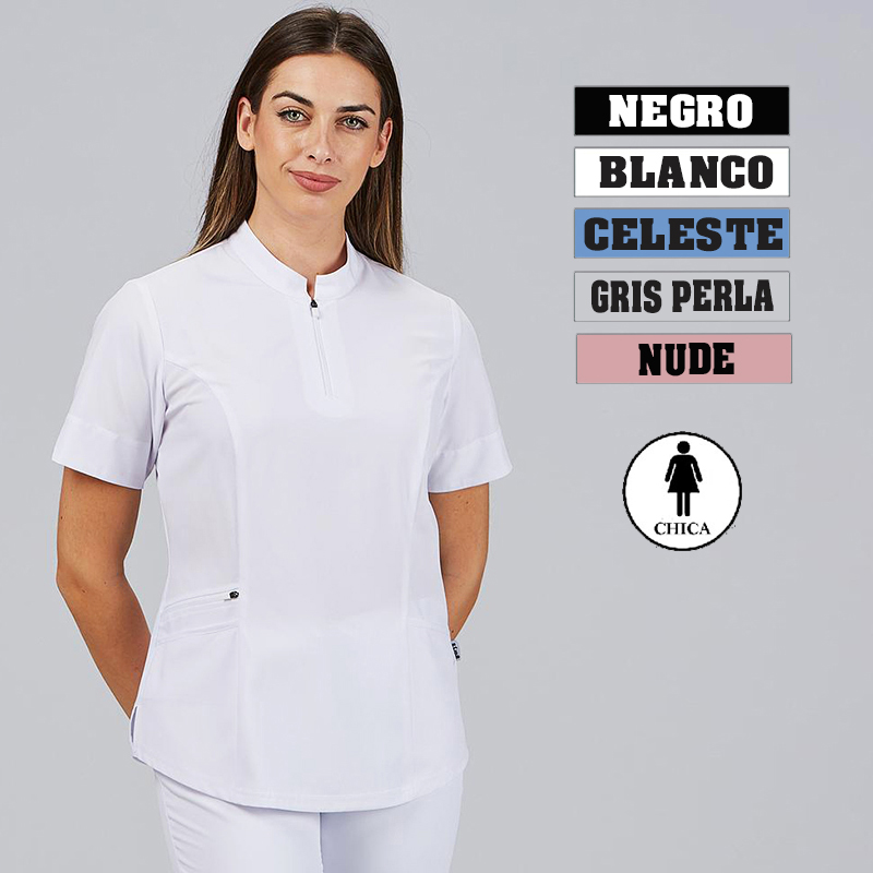 Blusa Sanitaria Mujer MARA - Microfibra 360 Elást...