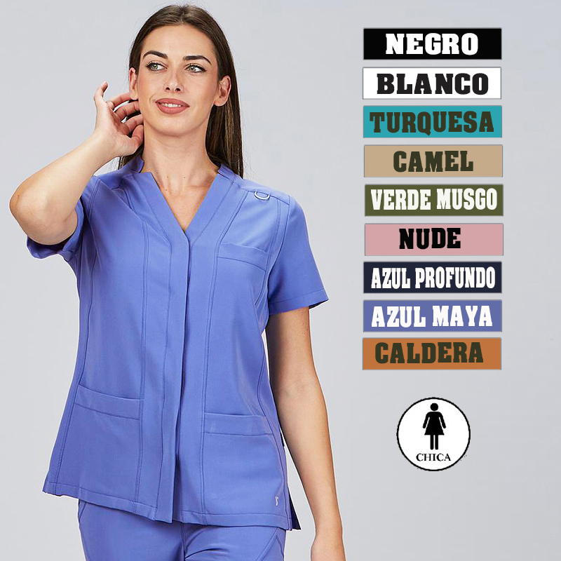 Blusa mujer abierta m/c marla tejido sostenible el...