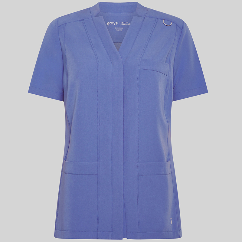 Blusa mujer abierta m/c marla tejido sostenible elástico iris