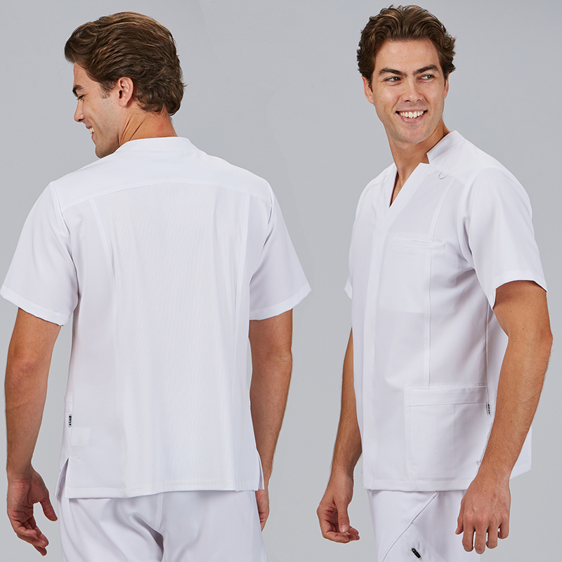 Blusa hombre abierta m/c alfred tejido sostenible elástico iris