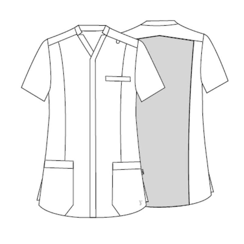 Blusa hombre abierta m/c alfred tejido sostenible elástico iris