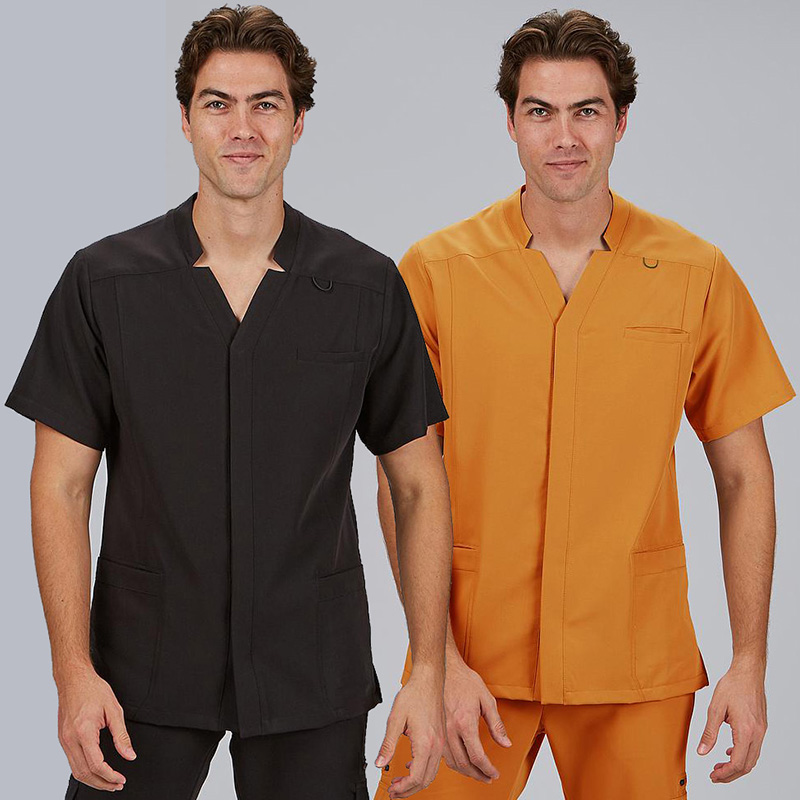 Blusa hombre abierta m/c alfred tejido sostenible elástico iris