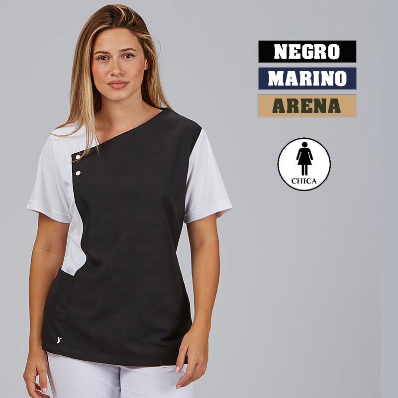 Blusa mujer cuello mao m/c carlota microfibra