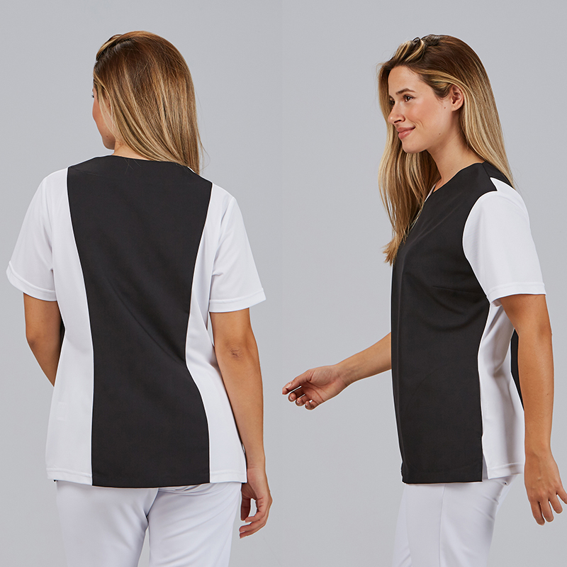 Blusa mujer cuello mao m/c carlota microfibra