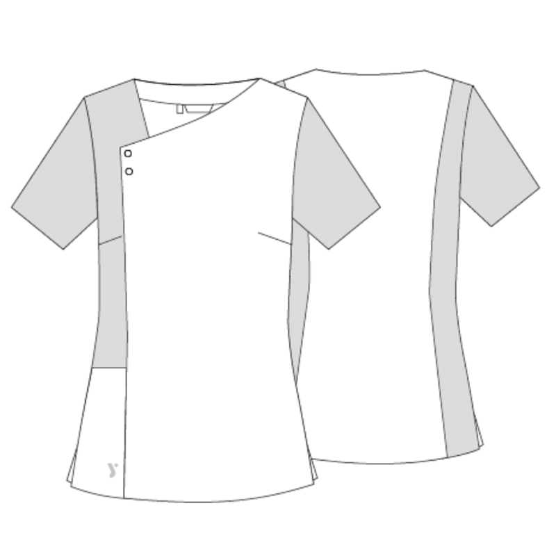 Blusa mujer cuello mao m/c carlota microfibra