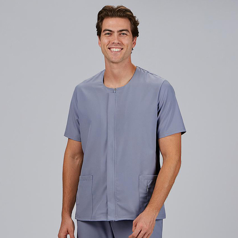 Blusa hombre cremallera escote caja m/c joan microfibra