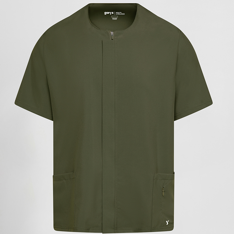 Blusa hombre cremallera escote caja m/c joan microfibra