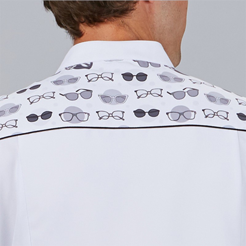 Blusa hombre cuello mao m/l jacob microfibra estam...