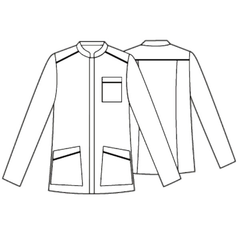 Blusa hombre cuello mao m/l jacob microfibra estampado gafas