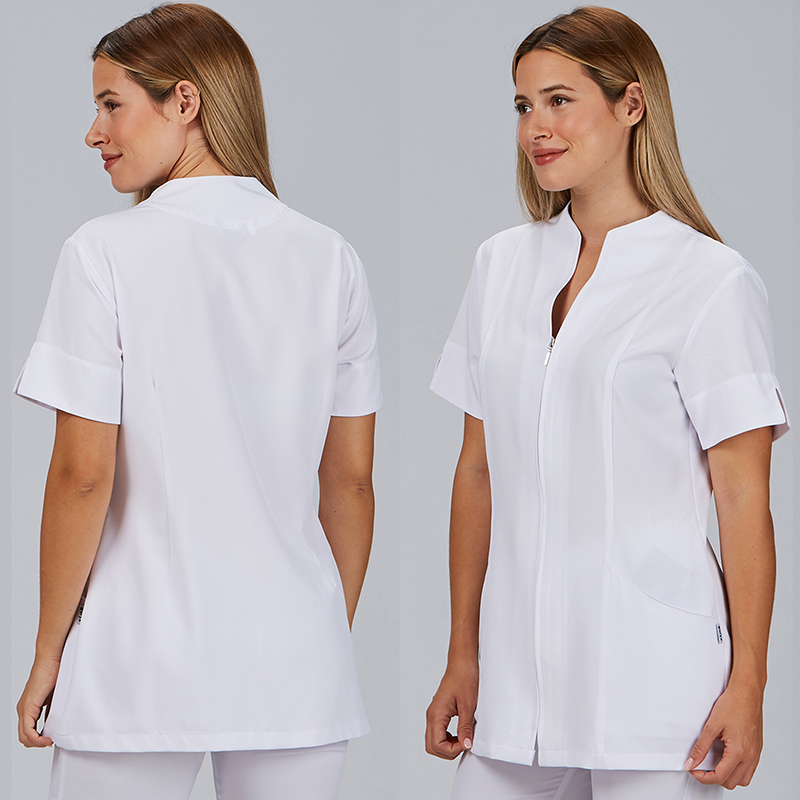 Blusa abierta mujer cuello mao m/c yanira microfibra