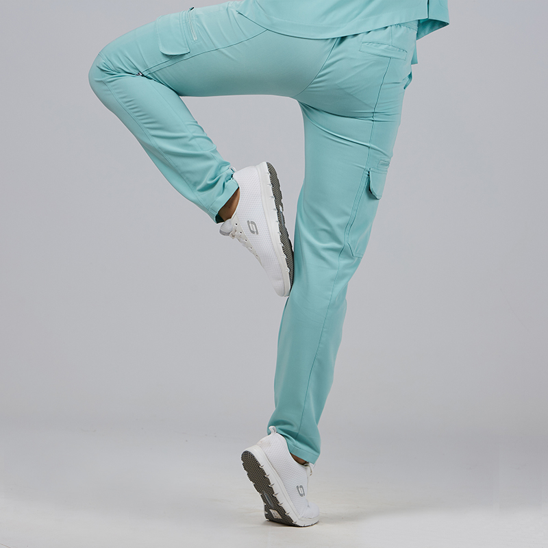 Pantalón unisex cargo cintura ajustable tejido iris