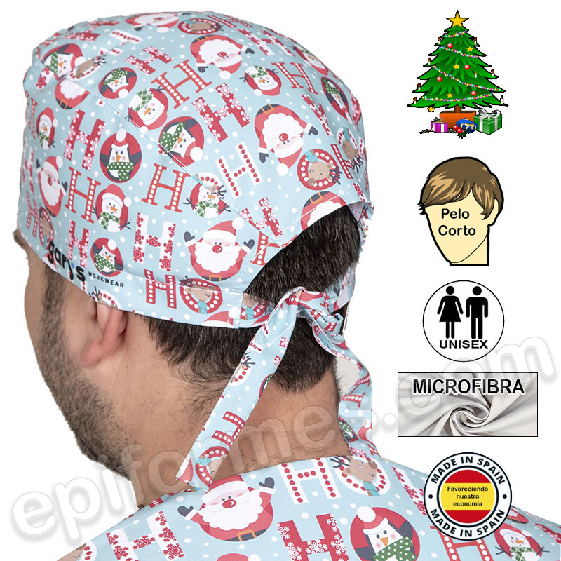 Gorro cirujano Papá Noel 