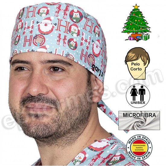 Gorro cirujano Papá Noel 