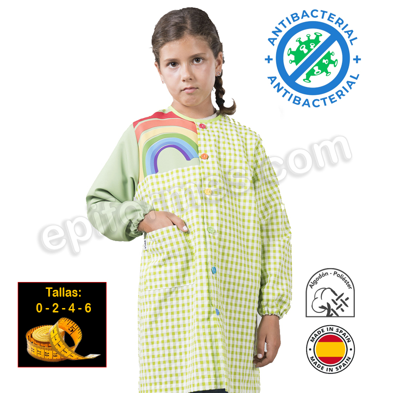 Babi infantil  antibacteriano, arcoíris