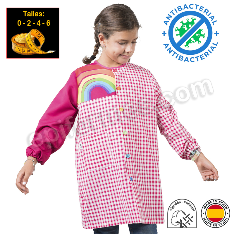 Babi infantil  antibacteriano, arcoíris