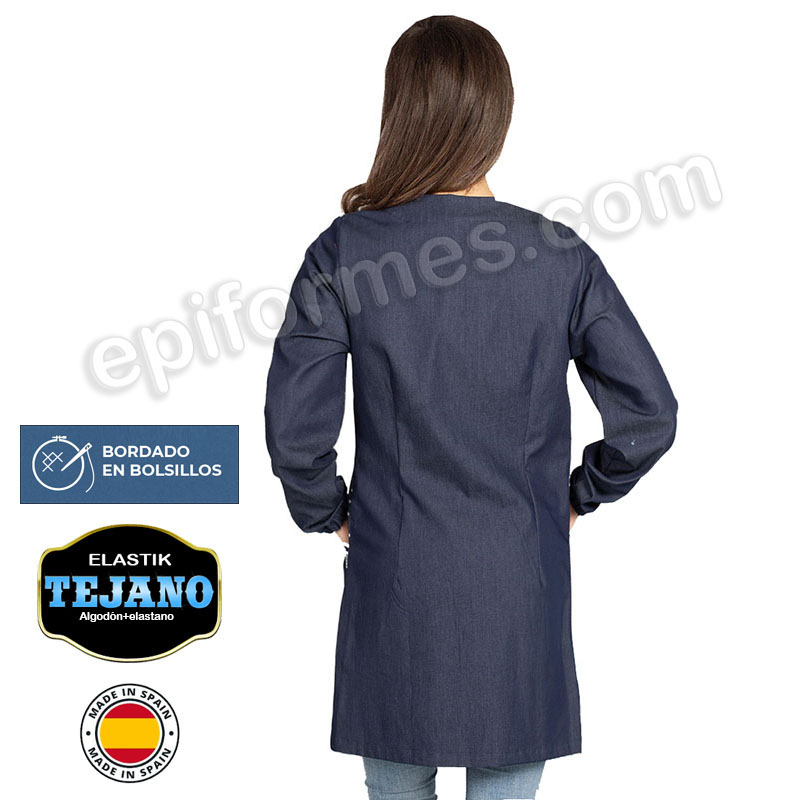 Bata maestra  tejana elástica astro