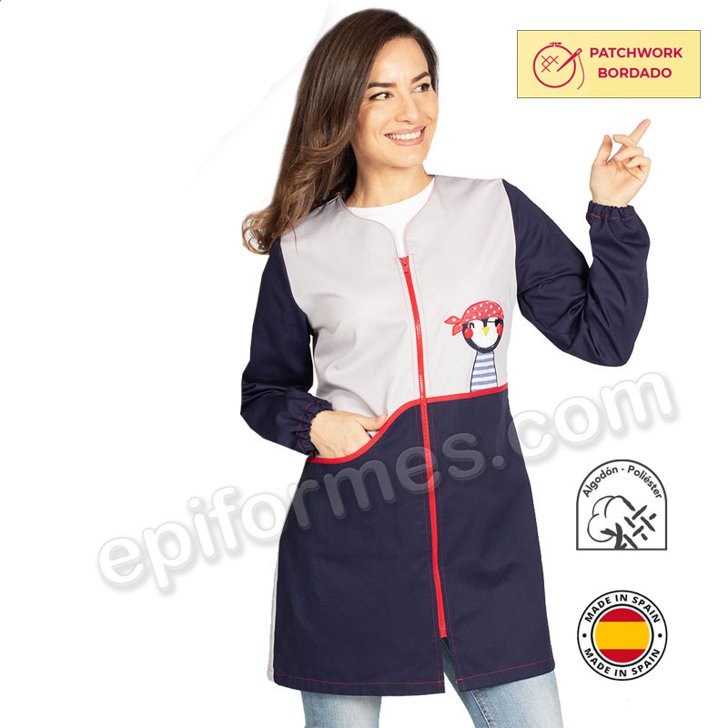 bata maestra pingüino