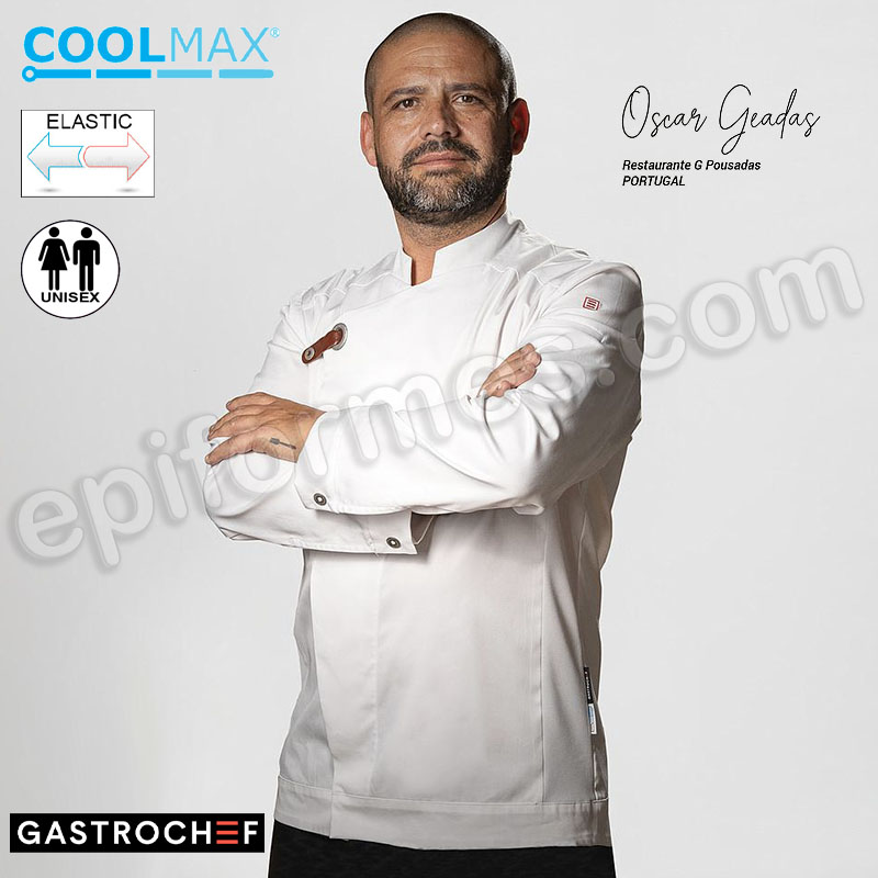 Chaqueta cocinero Oscar Geadas