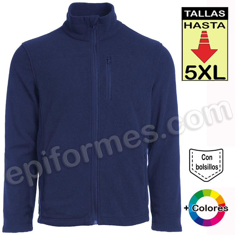 Polar básico unisex en 5 colores, hasta la 5XL