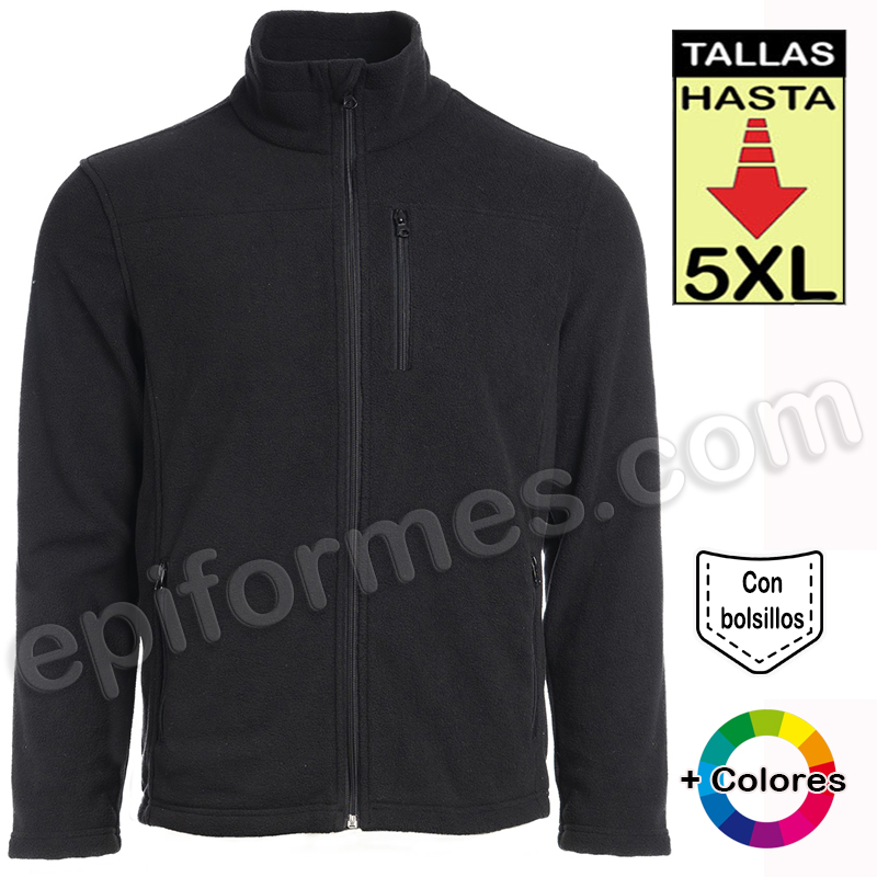 Polar básico unisex en 5 colores, hasta la 5XL