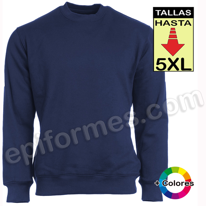 Sudadera básica unisex en 5 colores, hasta la 5XL