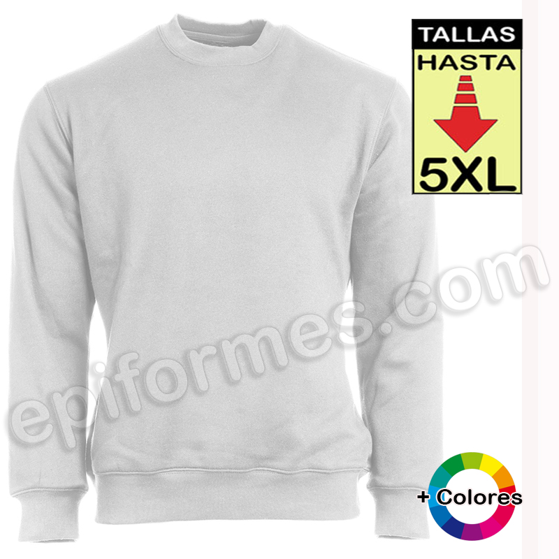 Sudadera básica unisex en 5 colores, hasta la 5XL