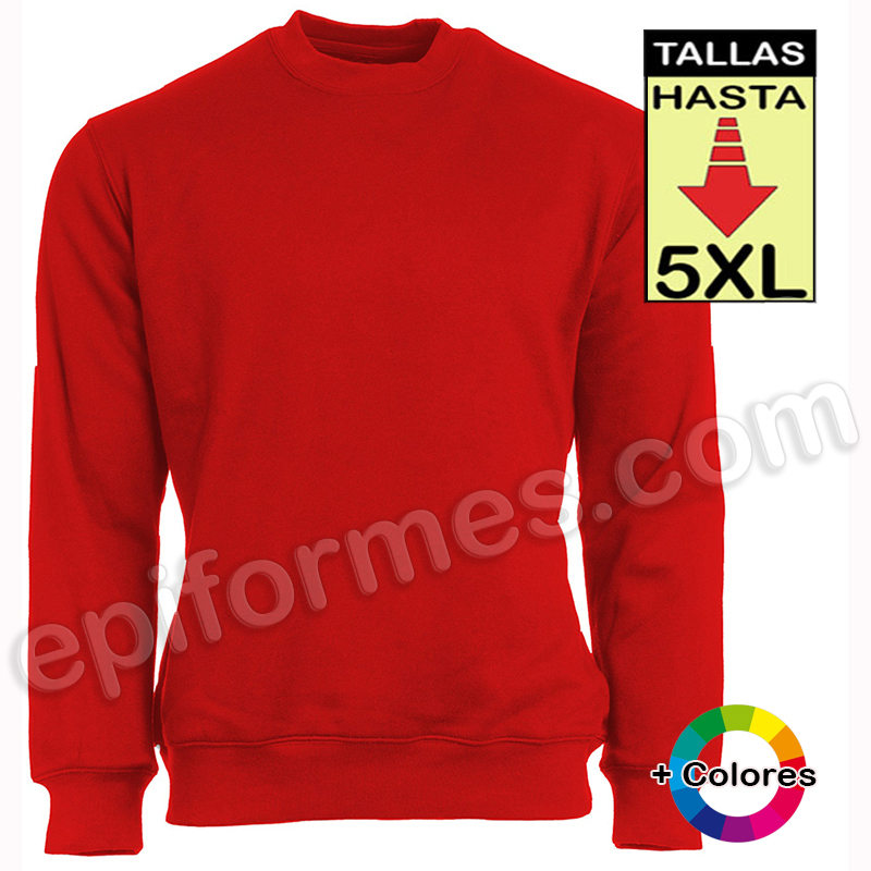 Sudadera básica unisex en 5 colores, hasta la 5XL