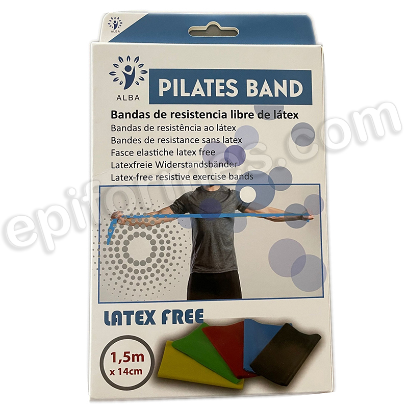 20 Bandas de ejercicio (Pilates) sin látex.