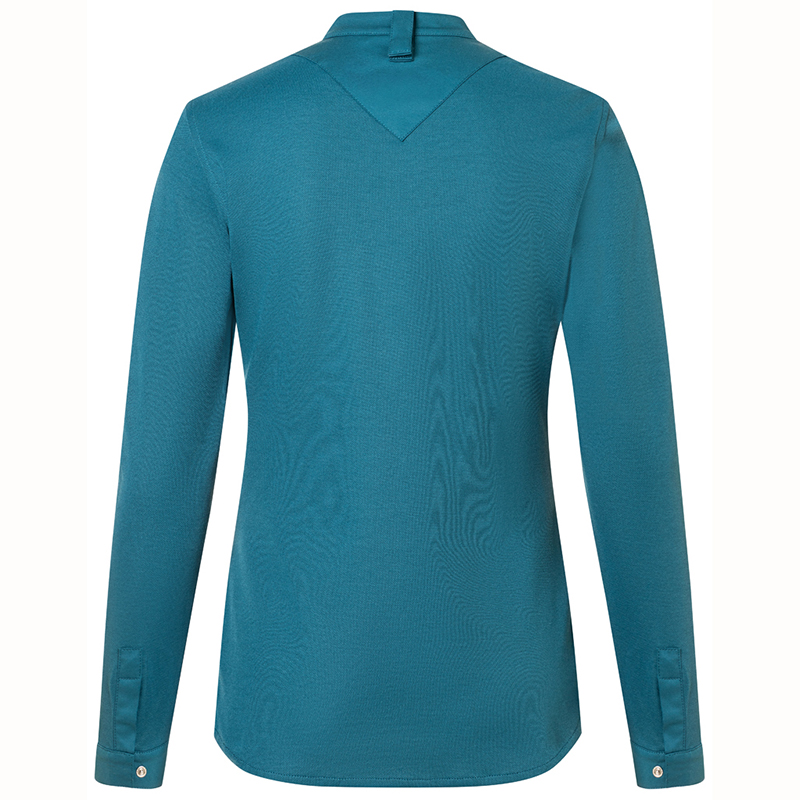 Chaqueta, chef mujer, diamond azul petróleo