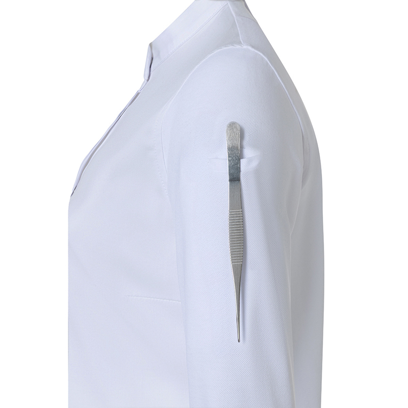 Chaqueta chef mujer, diamond blanca