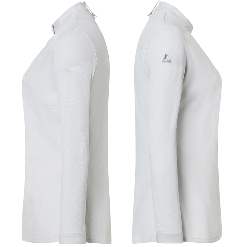 Chaqueta chef mujer, diamond Gris plateado