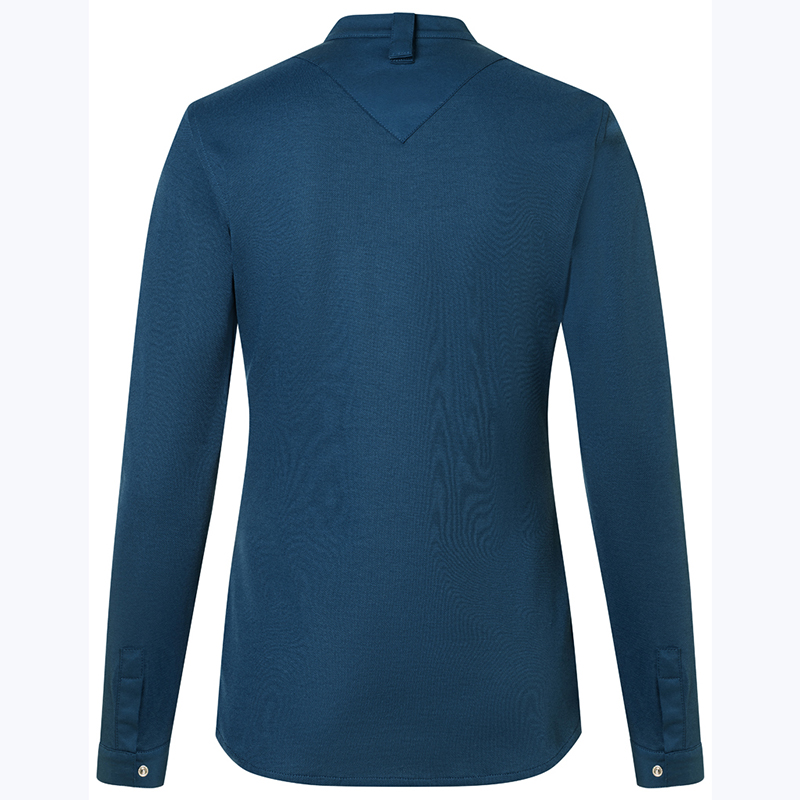 Chaqueta chef,mujer, diamond azul acero
