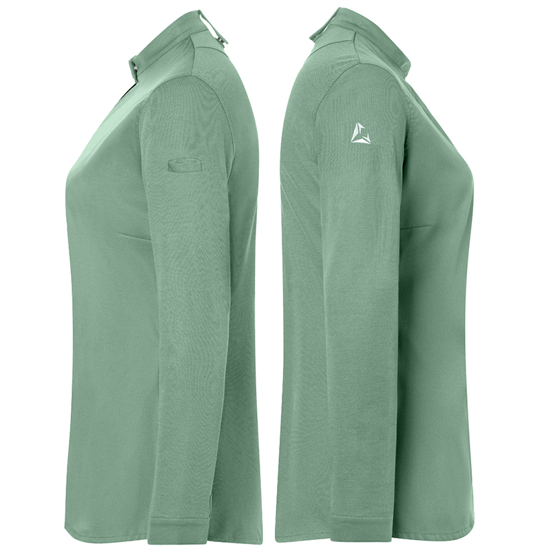 Chaqueta chef mujer, diamond Verde pastel