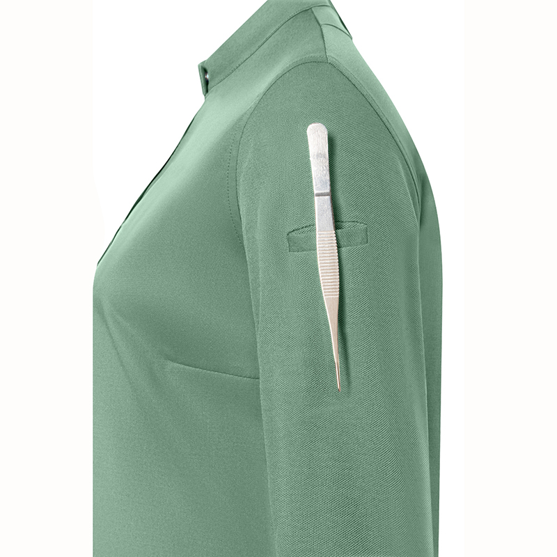 Chaqueta chef mujer, diamond Verde pastel
