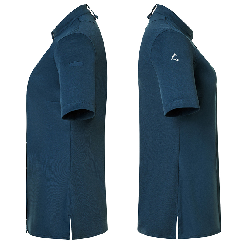 Chaqueta de cocinera diamond Azul acero