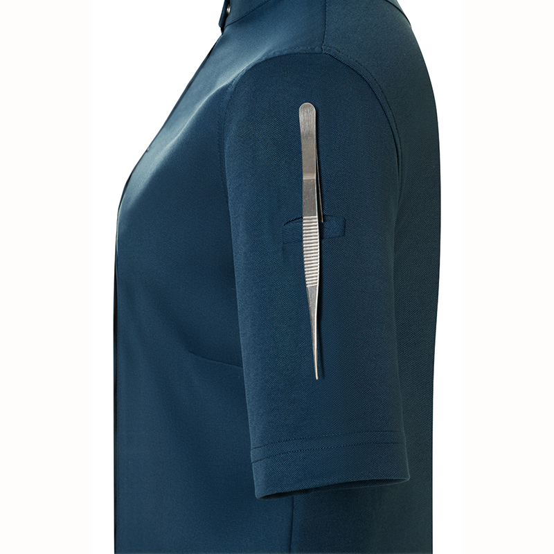 Chaqueta de cocinera diamond Azul acero