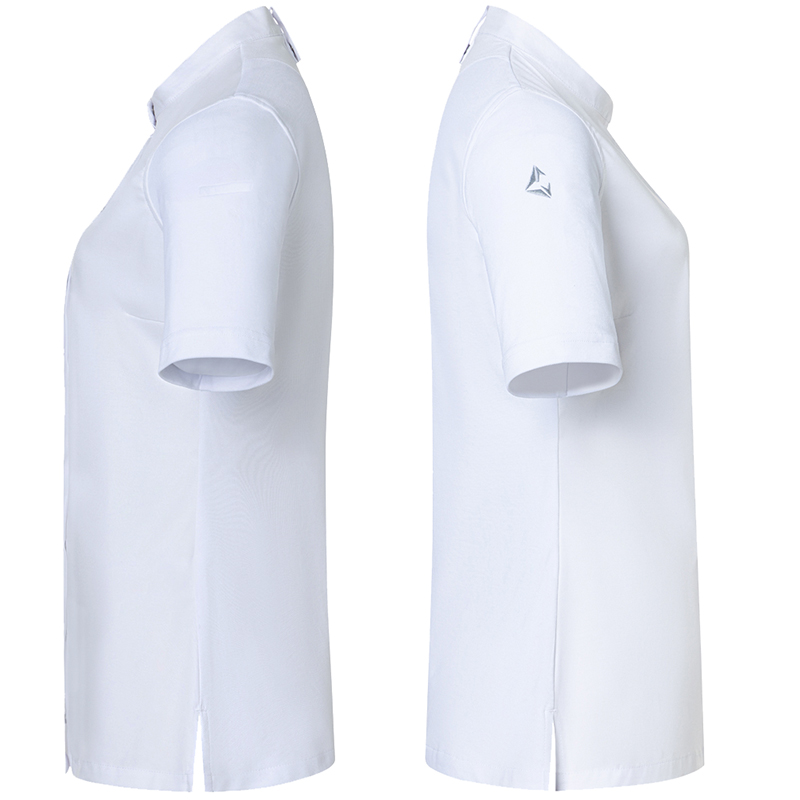 Chaqueta de cocinera diamond blanco
