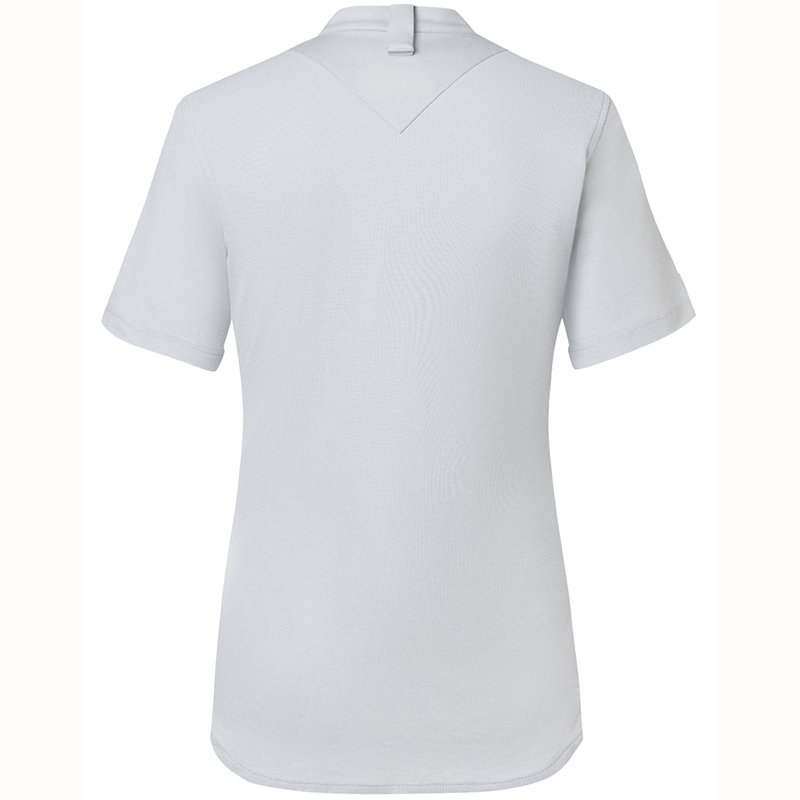 Chaqueta de cocinera diamond gris plata