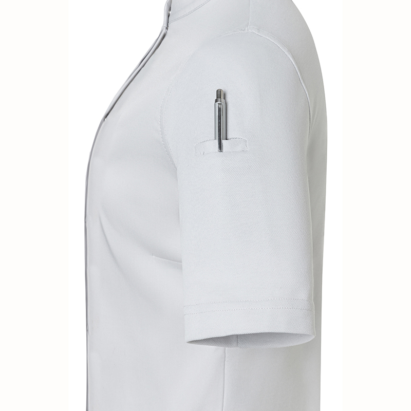 Chaqueta de cocinera diamond gris plata