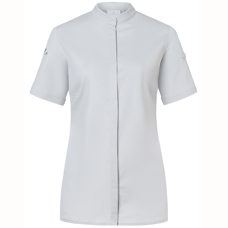 Chaqueta de cocinera diamond gris plata
