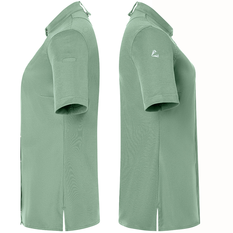 Chaqueta de cocinera diamond Verde pastel