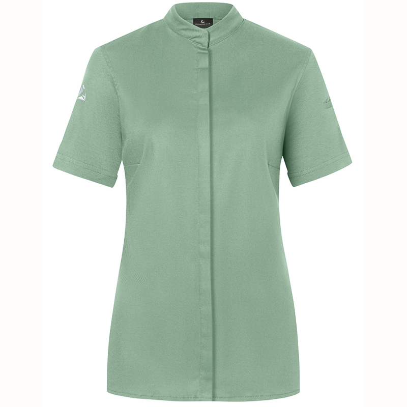 Chaqueta de cocinera diamond Verde pastel