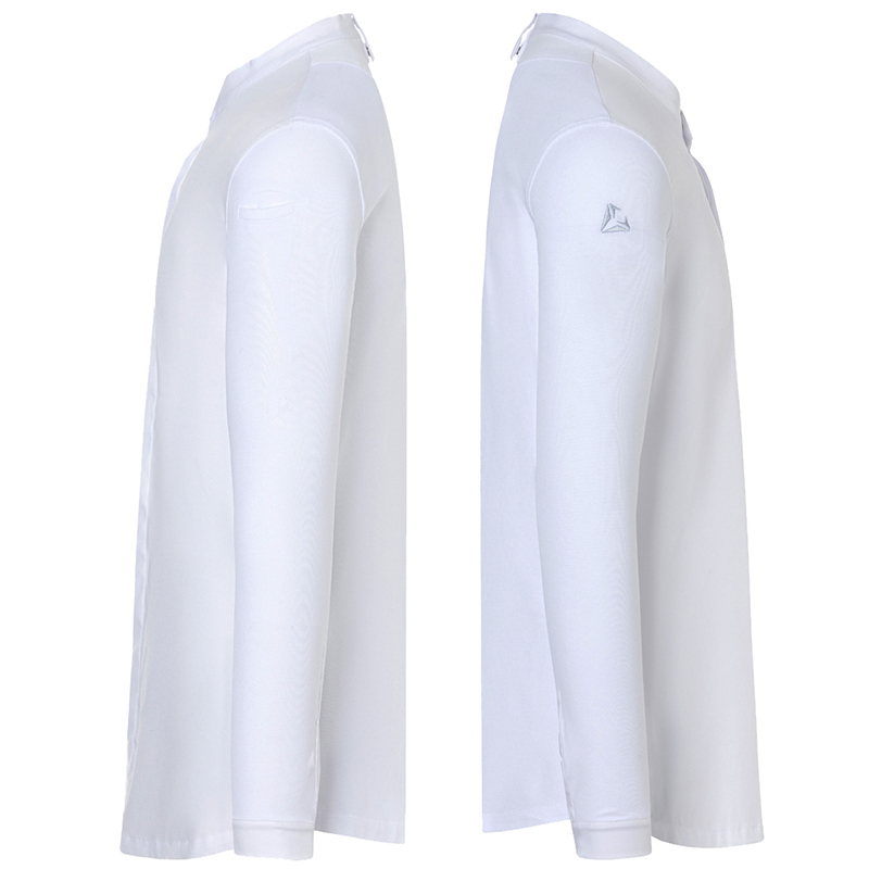 Chaqueta chef diamond manga larga Blanco